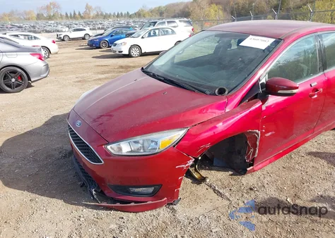 2016 Ford Focus Se из США, поврежденный, VIN 1FADP3F21GL343325